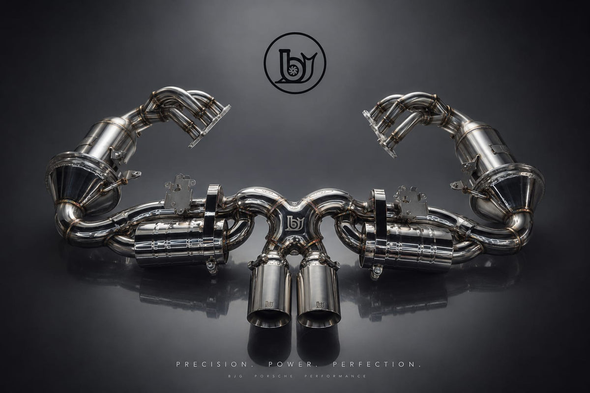 BJG Custom Exhaust: Porsche 992 GT3/GT3 RS - Stainless Steel Valved Catback